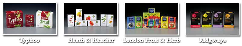 Typhoo , Heath & Heather , London Fruit & Herbs , Ridgways